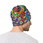 Funky Graffiti Pattern Print Beanie