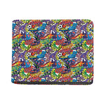 Funky Graffiti Pattern Print Bifold Wallet