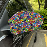 Funky Graffiti Pattern Print Car Side Mirror Covers