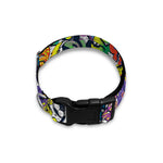 Funky Graffiti Pattern Print Dog Collar