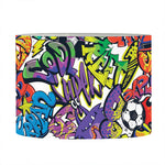 Funky Graffiti Pattern Print Drum Lamp Shade