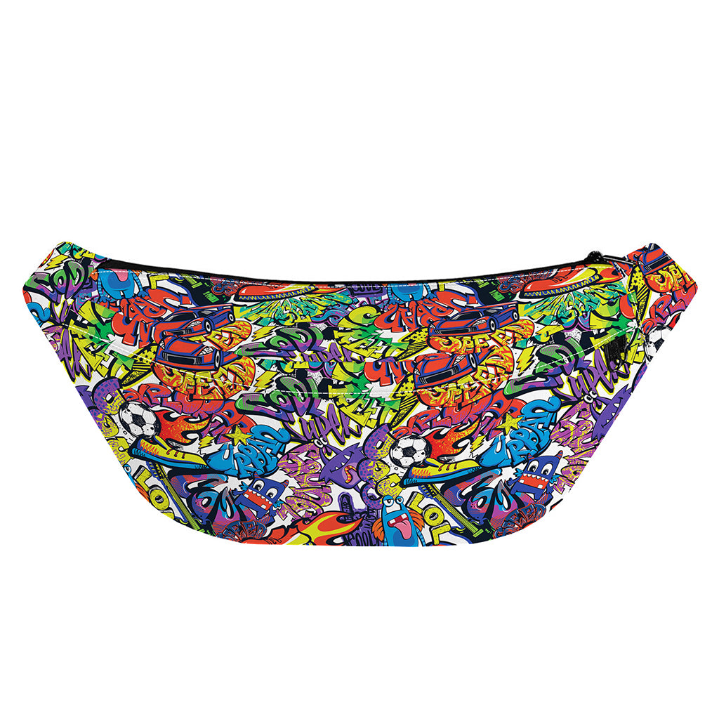 Funky Graffiti Pattern Print Fanny Pack