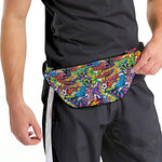 Funky Graffiti Pattern Print Fanny Pack