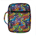 Funky Graffiti Pattern Print Front Pocket Bible Bag