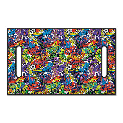Funky Graffiti Pattern Print Golf Cart Seat Cover