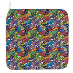Funky Graffiti Pattern Print Hand Towel