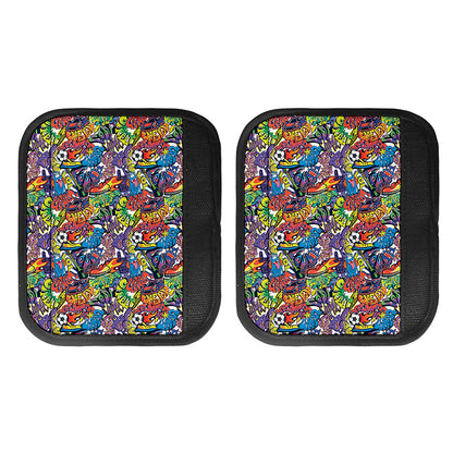 Funky Graffiti Pattern Print Handle Covers