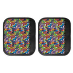 Funky Graffiti Pattern Print Handle Covers