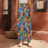 Funky Graffiti Pattern Print Harem Pants