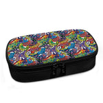 Funky Graffiti Pattern Print Insulin Cooler Travel Case