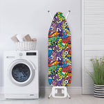 Funky Graffiti Pattern Print Ironing Board Cover