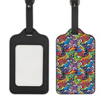 Funky Graffiti Pattern Print Luggage Tag