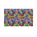 Funky Graffiti Pattern Print Polyester Flag