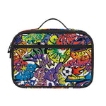 Funky Graffiti Pattern Print Portable Lunch Bag