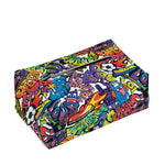 Funky Graffiti Pattern Print Rectangle Tissue Box Cover