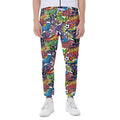 Funky Graffiti Pattern Print Joggers