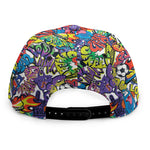 Funky Graffiti Pattern Print Snapback Cap