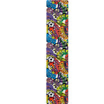 Funky Graffiti Pattern Print Table Runner