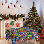 Funky Graffiti Pattern Print Tablecloth