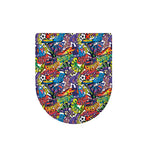 Funky Graffiti Pattern Print Toilet Lid Cover