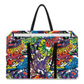 Funky Graffiti Pattern Print Utility Tote Bag