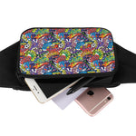 Funky Graffiti Pattern Print Waist Bag