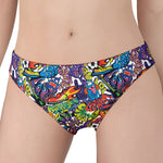 Funky Graffiti Pattern Print Women's Panties