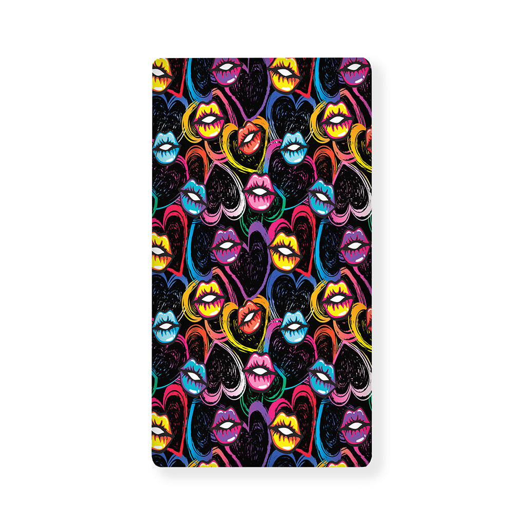 Funky Kiss Lips Pattern Print Baby Crib Sheet