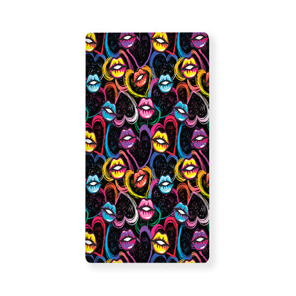 Funky Kiss Lips Pattern Print Baby Crib Sheet