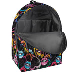 Funky Kiss Lips Pattern Print Backpack