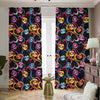 Funky Kiss Lips Pattern Print Blackout Pencil Pleat Curtains