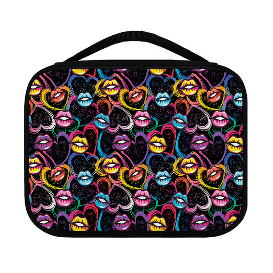 Funky Kiss Lips Pattern Print Classic Bible Case