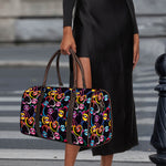 Funky Kiss Lips Pattern Print Duffle Bag
