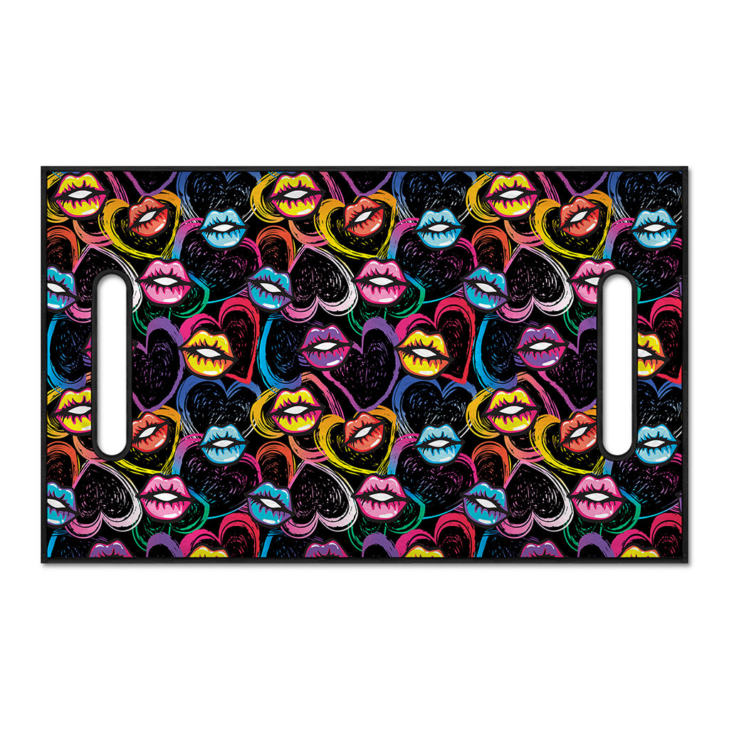 Funky Kiss Lips Pattern Print Golf Cart Seat Cover