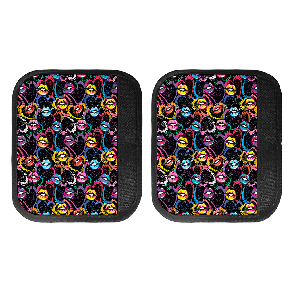 Funky Kiss Lips Pattern Print Handle Covers