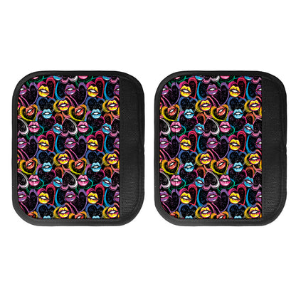 Funky Kiss Lips Pattern Print Handle Covers