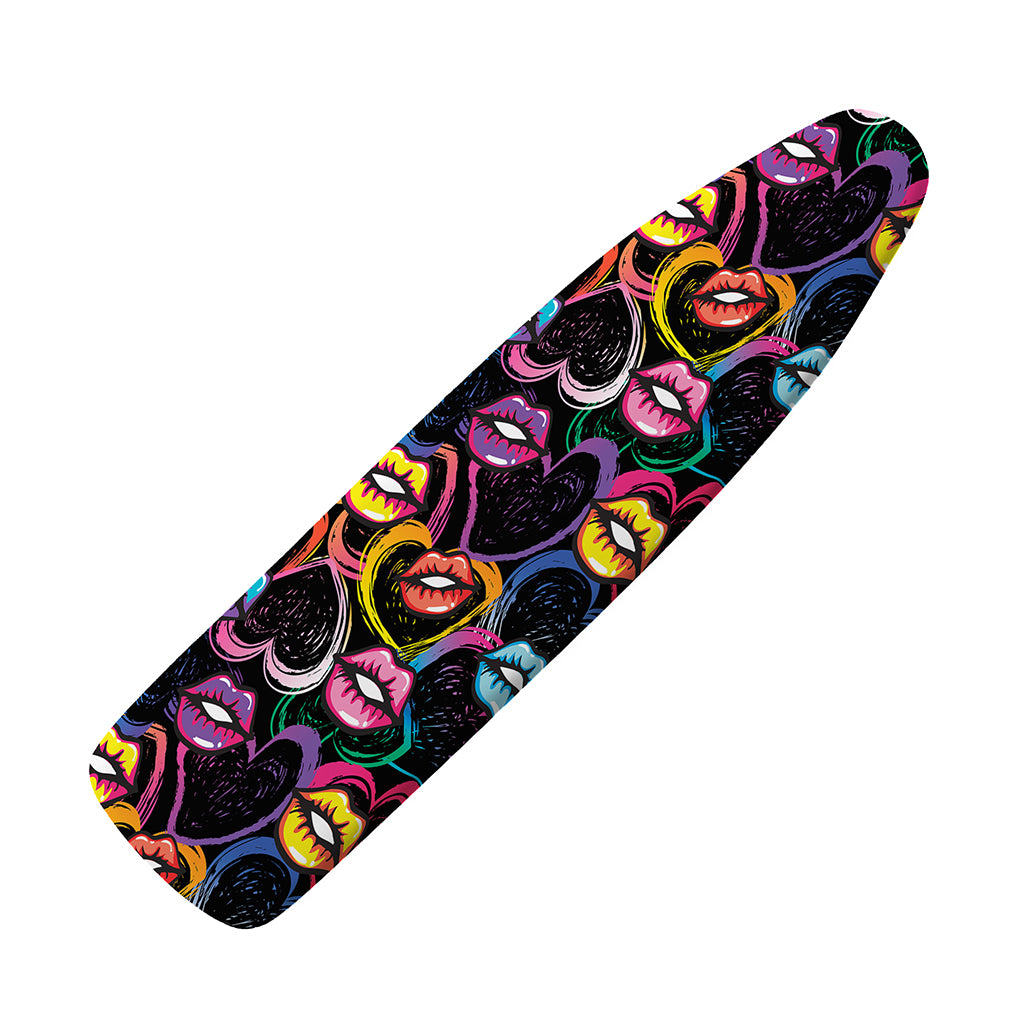 Funky Kiss Lips Pattern Print Ironing Board Cover