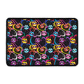 Funky Kiss Lips Pattern Print Kitchen Mat