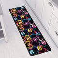 Funky Kiss Lips Pattern Print Long Kitchen Mat