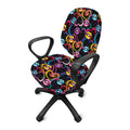 Funky Kiss Lips Pattern Print Office Chair Cover