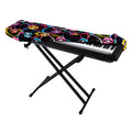 Funky Kiss Lips Pattern Print Piano Keyboard Cover
