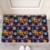 Funky Kiss Lips Pattern Print Rubber Doormat