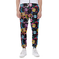 Funky Kiss Lips Pattern Print Joggers