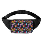 Funky Kiss Lips Pattern Print Waist Bag