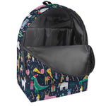 Funny Christmas Animals Pattern Print Backpack