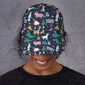 Funny Christmas Animals Pattern Print Baseball Cap