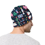 Funny Christmas Animals Pattern Print Beanie