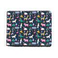 Funny Christmas Animals Pattern Print Bifold Wallet