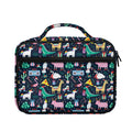 Funny Christmas Animals Pattern Print Briefcase Bible Bag