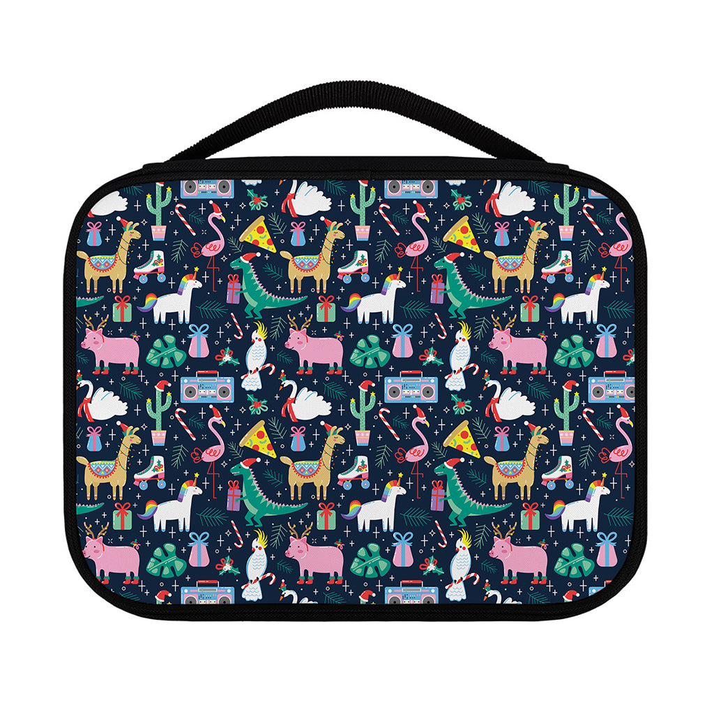 Funny Christmas Animals Pattern Print Classic Bible Case